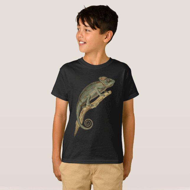 Spiny Chameleon Kid's T-Shirt (Vorne ganz)