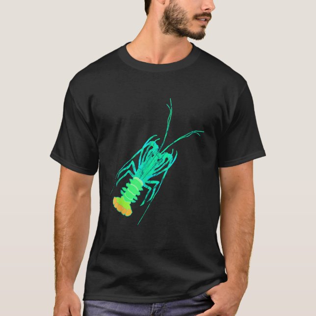 Spiny Hummer Huming Krustentiere Meeresfrüchte Mud T-Shirt (Vorderseite)