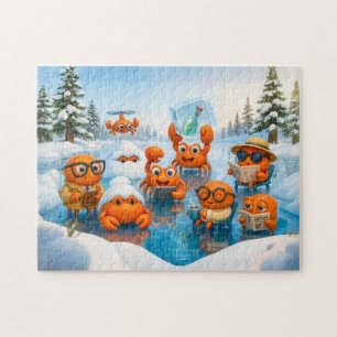 Spion-Krebs-Winterteam auf Arktis-Mission Puzzle