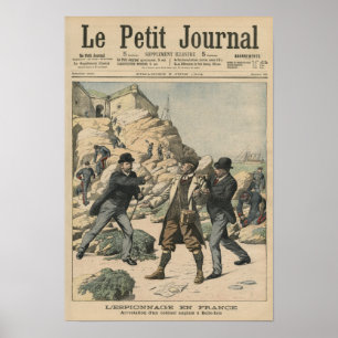 Spionage in Frankreich Festnahme eines englischen  Poster