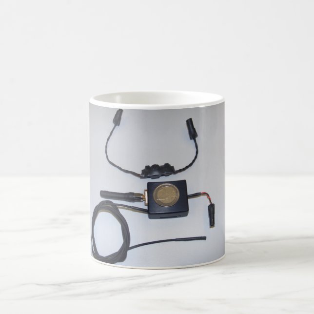 Spions-klassische weiße Tasse (Mittel)