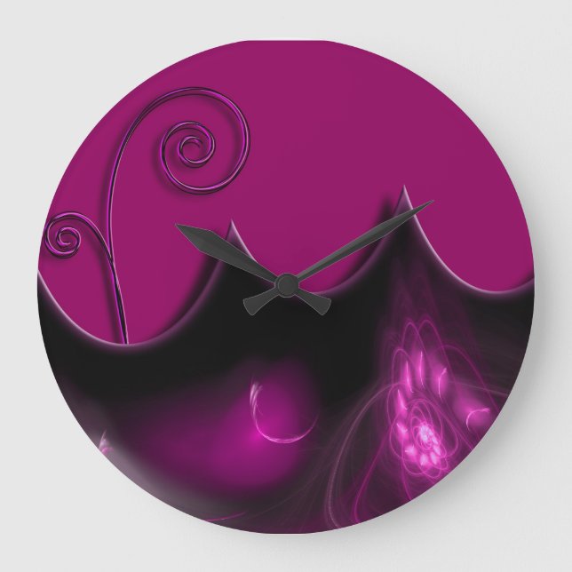 Spiral 2 d große wanduhr (Vorderseite)