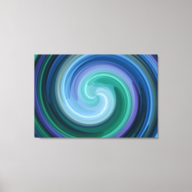 Spiral Abstrakt Art 7 Leinwanddruck (Vorderseite)