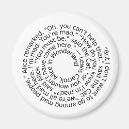 Spiral-Alicewunderland2 Magnet