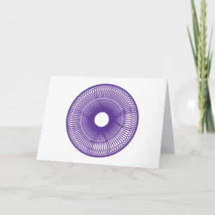 Spiral-Blumenkarte Karte