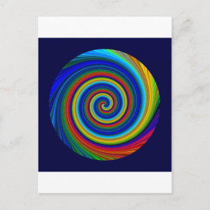 Spiral Blur Postkarte