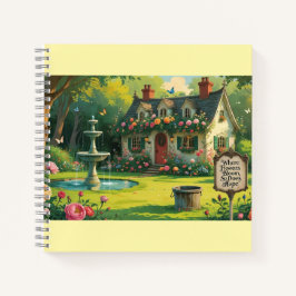 Spiral Book- Inspirational Quote" Notizbuch