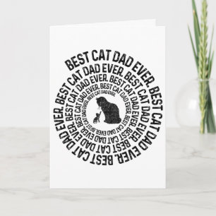 Spiral Cat Daddy - Bester Cat Dad Daddy Ever Spira Karte