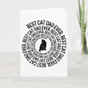Spiral Cat Daddy - Bester Cat Dad Daddy Ever Spira Karte