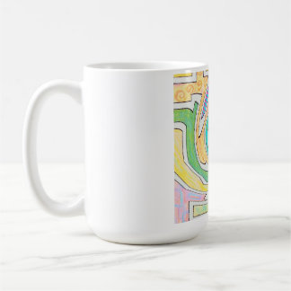 Spiral Caught in Colorful Maze Kaffeetasse