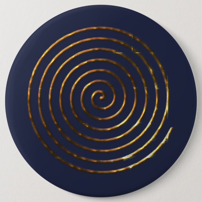 Spiral Celtic Symbol Button (Vorderseite)