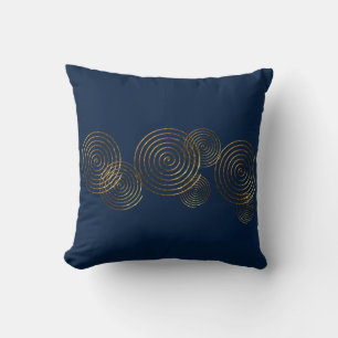 Spiral Celtic Symbol Gold Metall Kissen