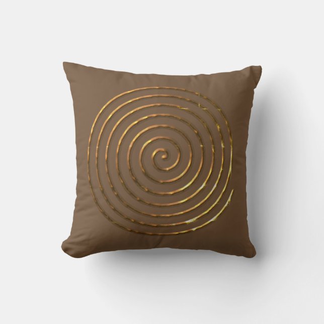 Spiral Celtic Symbol Kissen (Vorderseite)