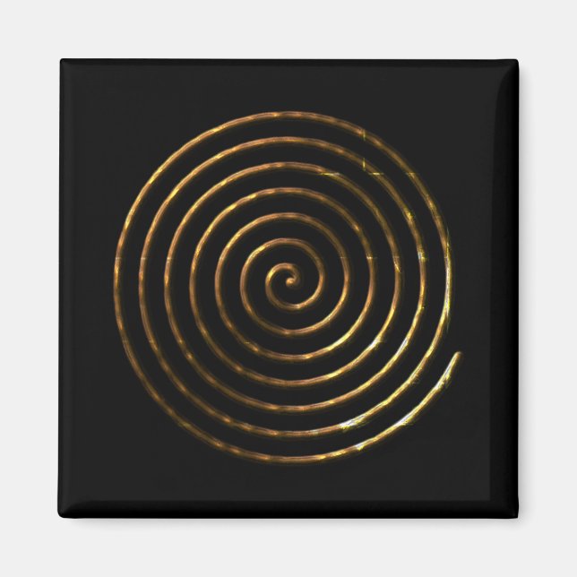 Spiral Celtic Symbol Magnet (Vorne)