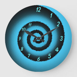 Spiral Clock Große Wanduhr
