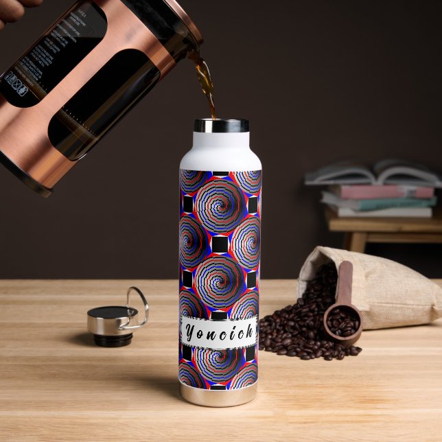 Spiral Cone von Kenneth Yoncich Trinkflasche (Kaffee)