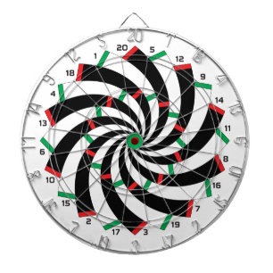 Spiral Dartscheibe gespiegelte Version