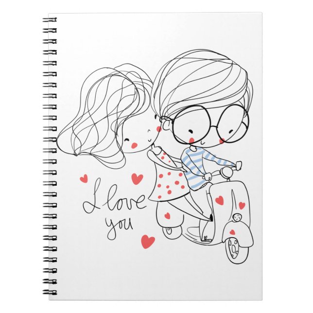 Spiral Foto Notebook (80 Seiten B&W) Notizblock (Vorderseite)