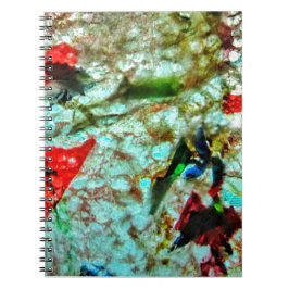 Spiral-Foto-Notebook, abstrakt Notizblock