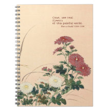 Spiral Foto Notebook "Autumnal Blume"