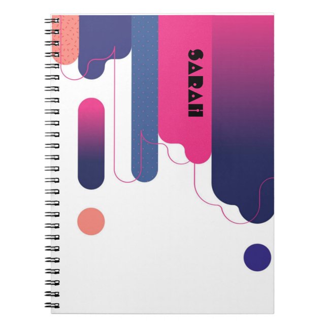 Spiral Foto Notebook BAUHAUS DOTS Notizblock (Vorderseite)