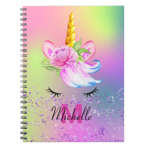 Spiral Foto Notebook Einhorn Notizblock