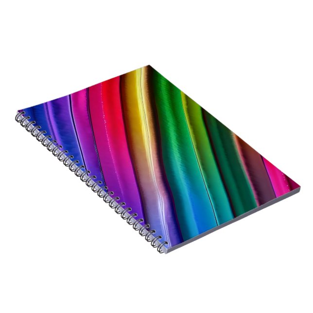 Spiral-Foto-Notebook hell und kühn Notizblock (Rechte Seite)