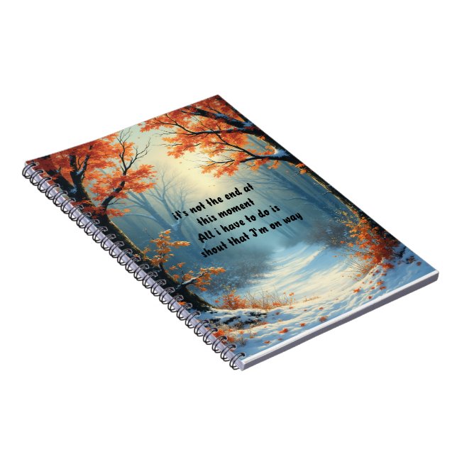 Spiral Foto Notebook im Herbst Notizblock (Rechte Seite)
