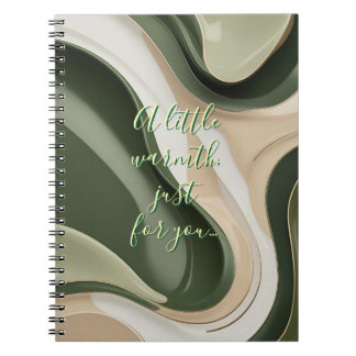Spiral-Foto-Notebook in stylischer Grafik Notizblock