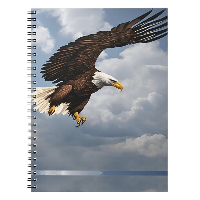 Spiral-Foto-Notebook mit Adler Notizblock (Vorderseite)