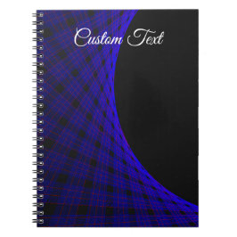 Spiral-Foto-Notebook mit geometrischem Raum Notizblock