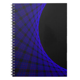Spiral-Foto-Notebook mit geometrischem Raum Notizblock