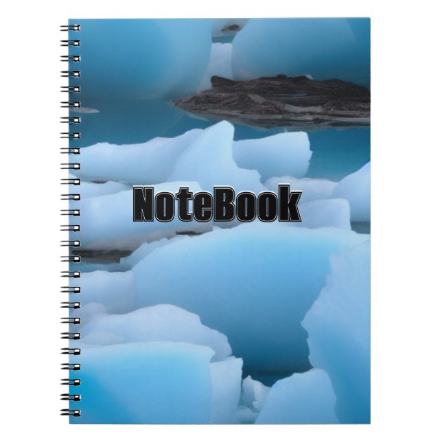 Spiral-Foto-Notebook mit individualisierbarer Abde Notizblock (Vorderseite)
