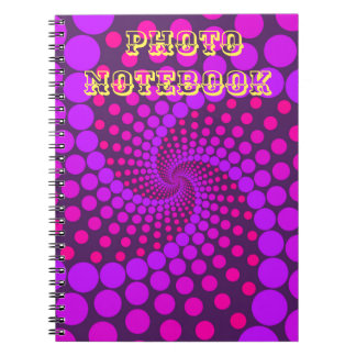 Spiral Foto Notebook mit Whimsical Beautiful Des Notizblock
