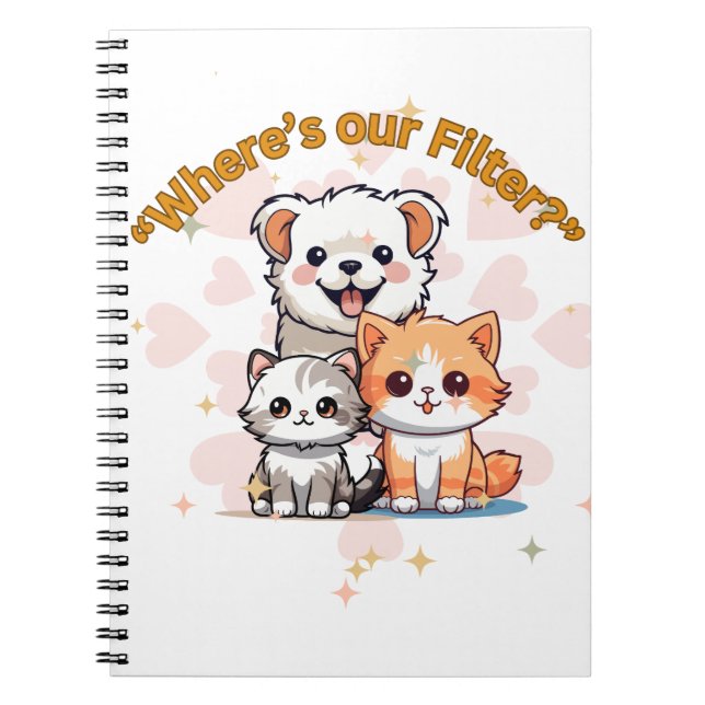 Spiral-Foto-Notebook Notizblock (Vorderseite)