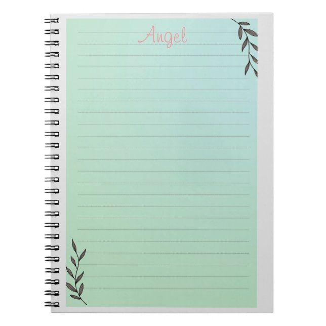 Spiral-Foto-Notebook Notizblock (Vorderseite)