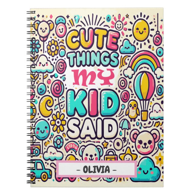 Spiral-Foto-Notebook Notizblock (Vorderseite)