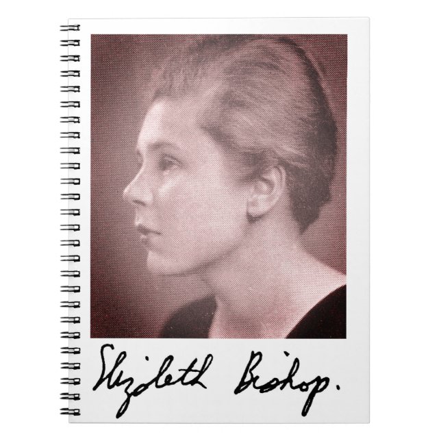 Spiral Foto Notebook von Elizabeth Bishop Notizblock (Vorderseite)