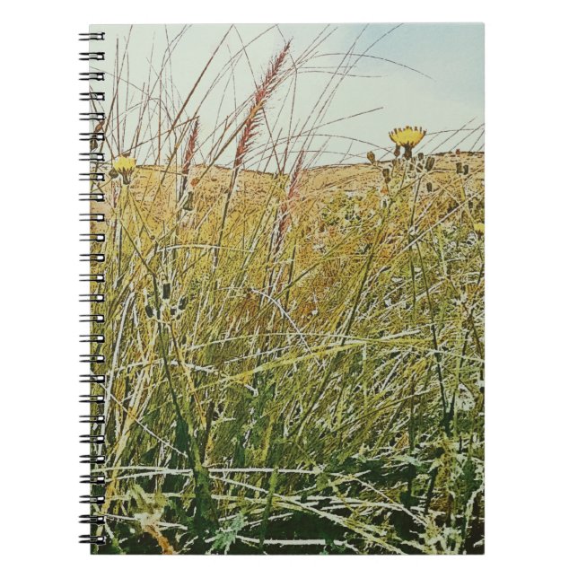 Spiral Foto Notebook "Wild Blume" Notizblock (Vorderseite)