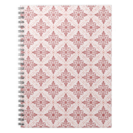 Spiral-Foto-Notizbuch mit rotem und rosa Design Notizblock