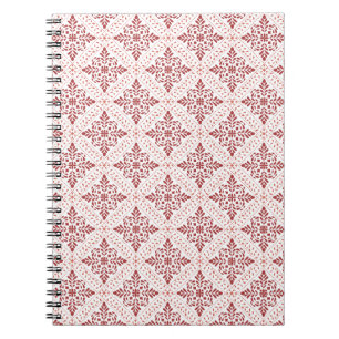 Spiral-Foto-Notizbuch mit rotem und rosa Design Notizblock