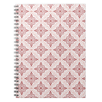 Spiral-Foto-Notizbuch mit rotem und rosa Design Notizblock