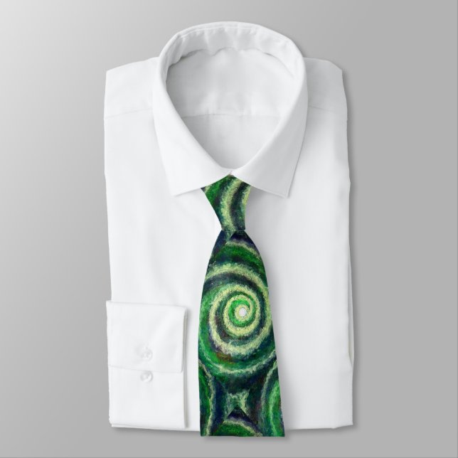 Spiral Galaxy Necktie Krawatte (Gebunden)
