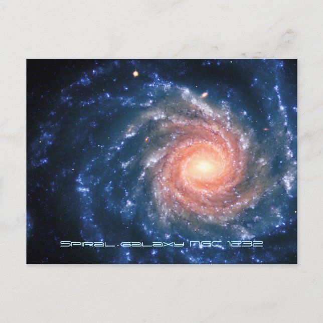 Spiral Galaxy NGC 1232 - Unser atemberaubendes Uni Postkarte (Vorderseite)