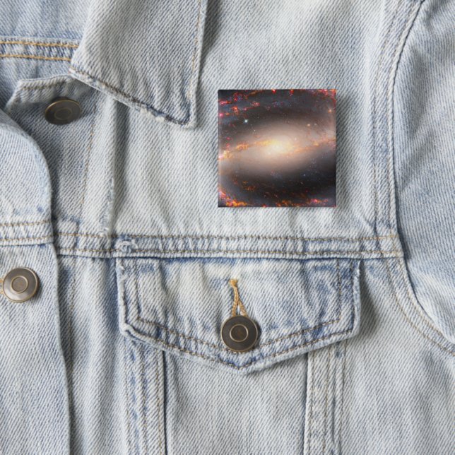Spiral Galaxy Ngc 1300. Button (Beispiel)