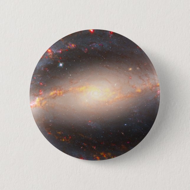 Spiral Galaxy Ngc 1300. Button (Vorderseite)