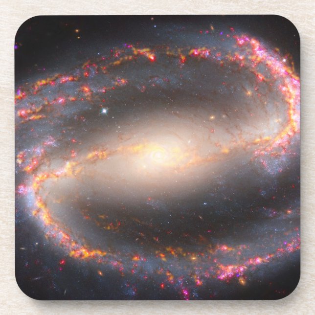 Spiral Galaxy Ngc 1300. Getränkeuntersetzer (Vorderseite)