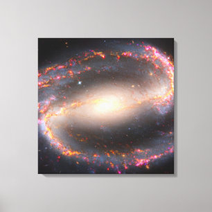 Spiral Galaxy Ngc 1300. Leinwanddruck