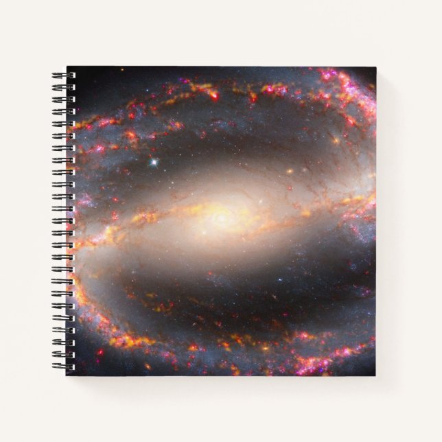 Spiral Galaxy Ngc 1300. Notizbuch (Vorderseite)