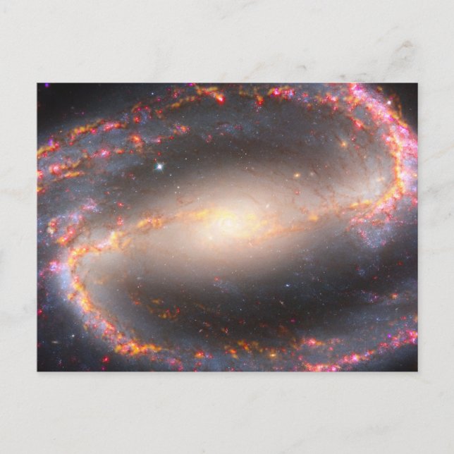 Spiral Galaxy Ngc 1300. Postkarte (Vorderseite)